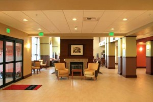 Hampton Inn and Suites Seattle Airport lobby